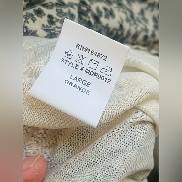 PIPER & SCOOT women’s dress floral print has pockets puffy sleeves NWT - Picture 9 of 14